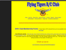Tablet Screenshot of flyingtigers.ca